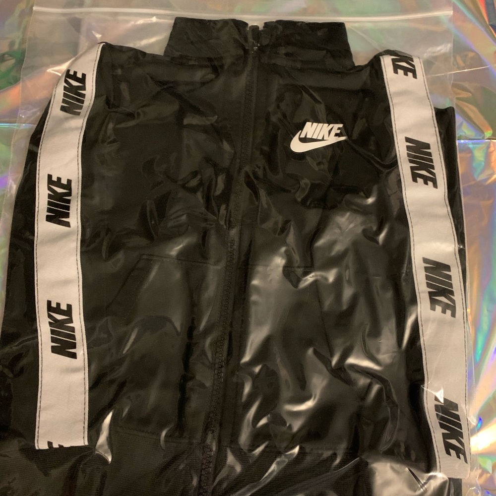 Nike Kids Black and White Joggers